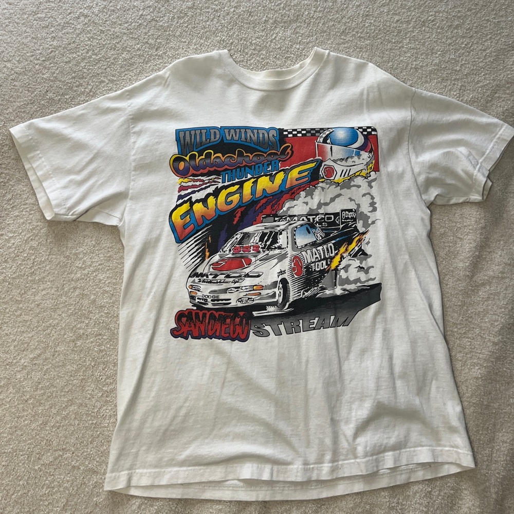 Pacsun one size white graphic tee shirt